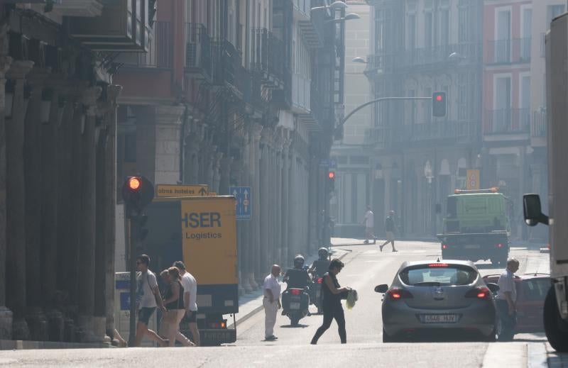 Proviene de un incendio en Orense