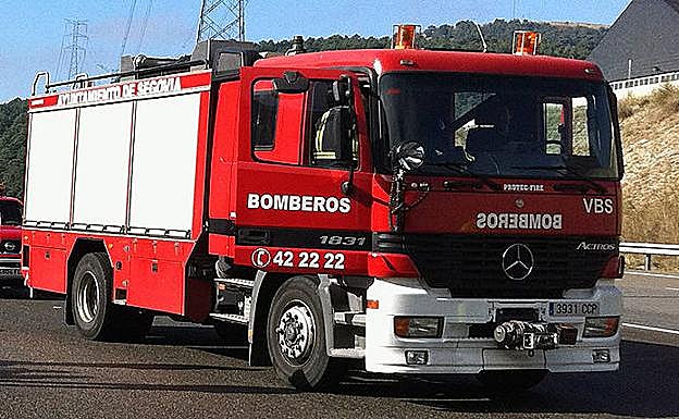 Una dotación de bomberos. 