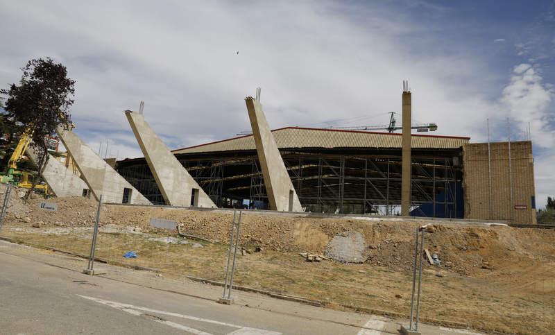 Cómo van las obras en el pabellón de deportes