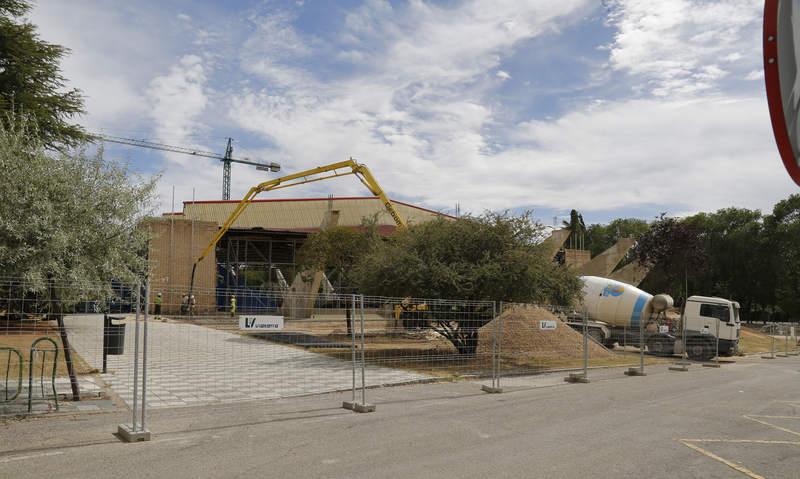 Cómo van las obras en el pabellón de deportes