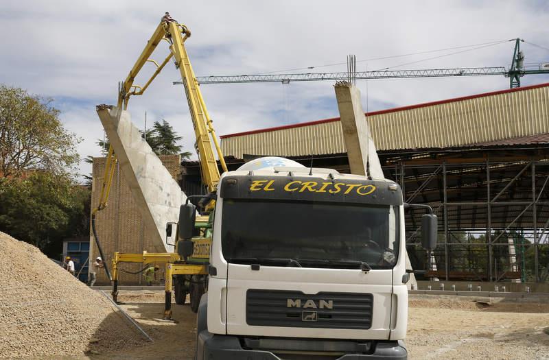 Cómo van las obras en el pabellón de deportes