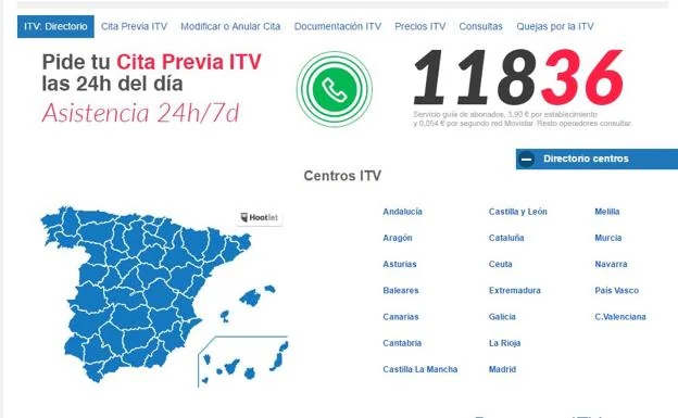 Facua denuncia a una web que gestiona las citas previas de ITV en Castilla y León