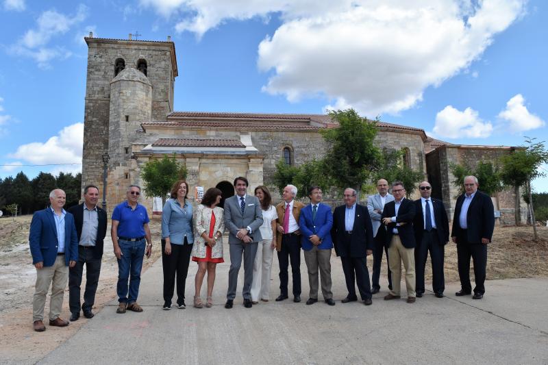 La nueva cubierta de la iglesia de Prádanos