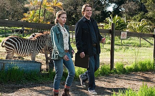 Scarlett Johansson y Matt Damon, en 'Un lugar para soñar'.