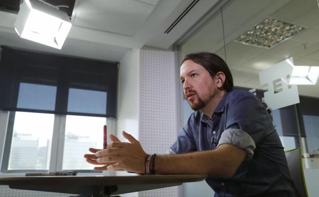 El secretario general de Podemos, Pablo Iglesias.