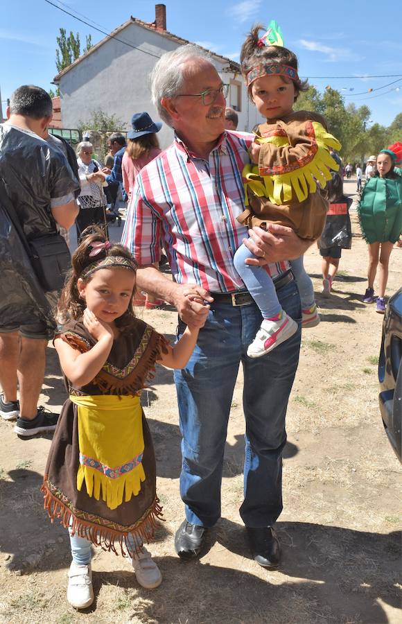 La localidad palentina celebró la fiesta de su patrón, San Lorenzo con un gran recorrido por las calles