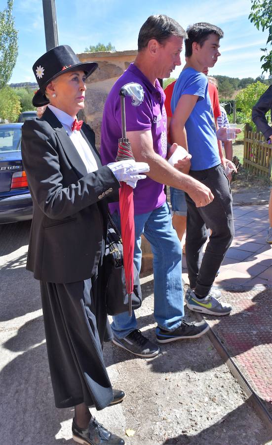 La localidad palentina celebró la fiesta de su patrón, San Lorenzo con un gran recorrido por las calles