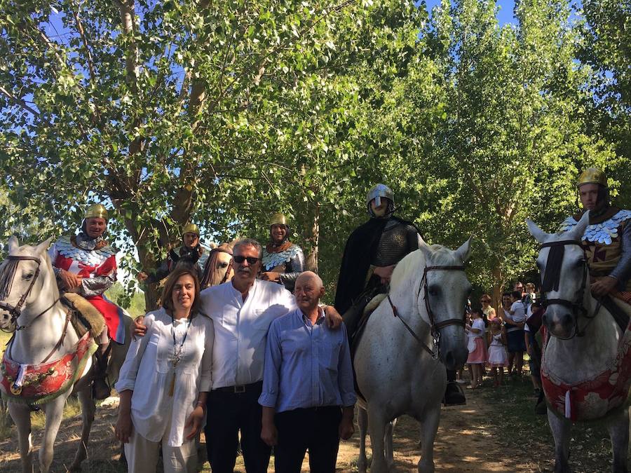 Castrillo de Villavega homenajeó al Cid durante la celebración de la Fiesta de la Trilla que se celebró el sábado 12.