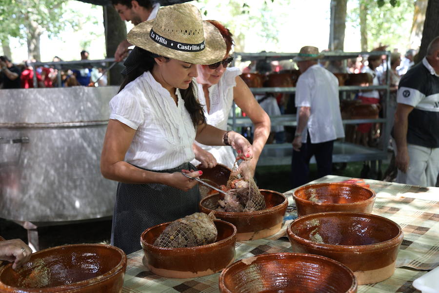 Castrillo de Villavega homenajeó al Cid durante la celebración de la Fiesta de la Trilla que se celebró el sábado 12.