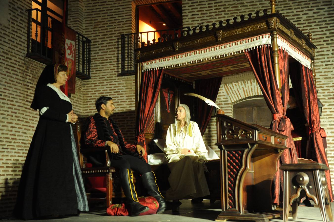 La represetnación tuvo lugar en el Palacio Real Testamentario