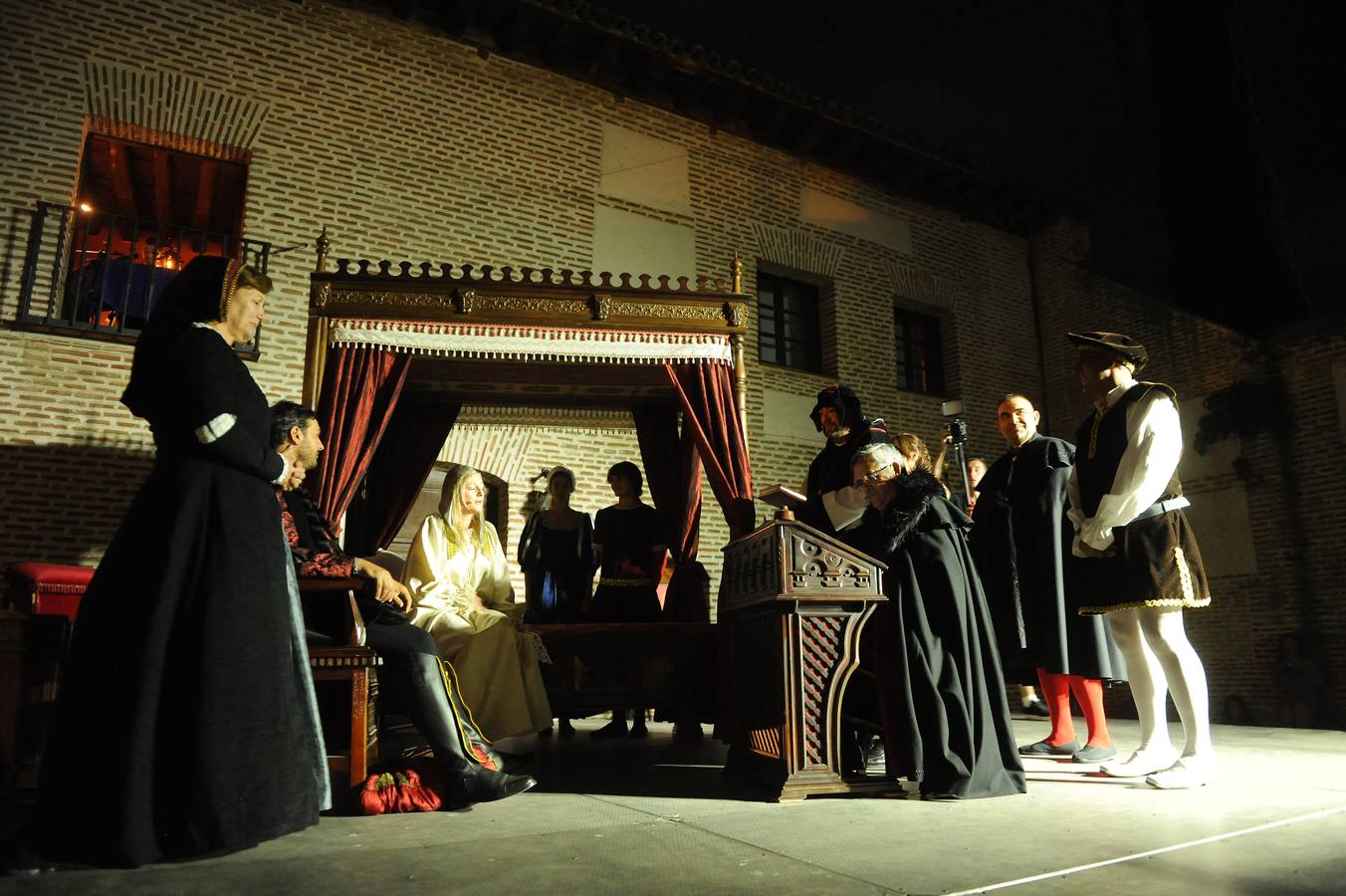 La represetnación tuvo lugar en el Palacio Real Testamentario