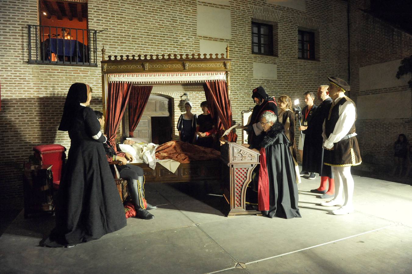 La represetnación tuvo lugar en el Palacio Real Testamentario