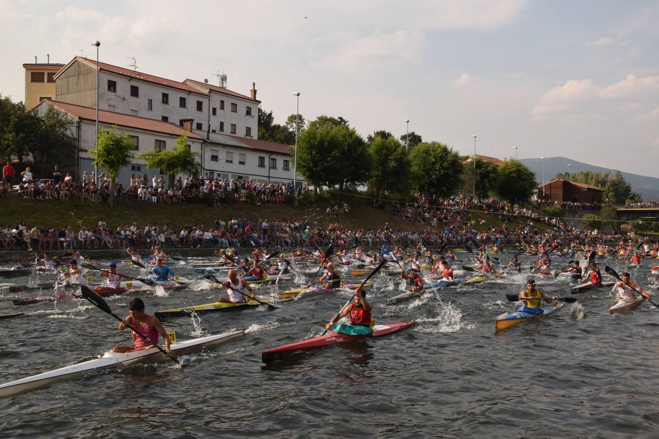 La competición contó con la participación de 320 palistas y 247 embarcaciones
