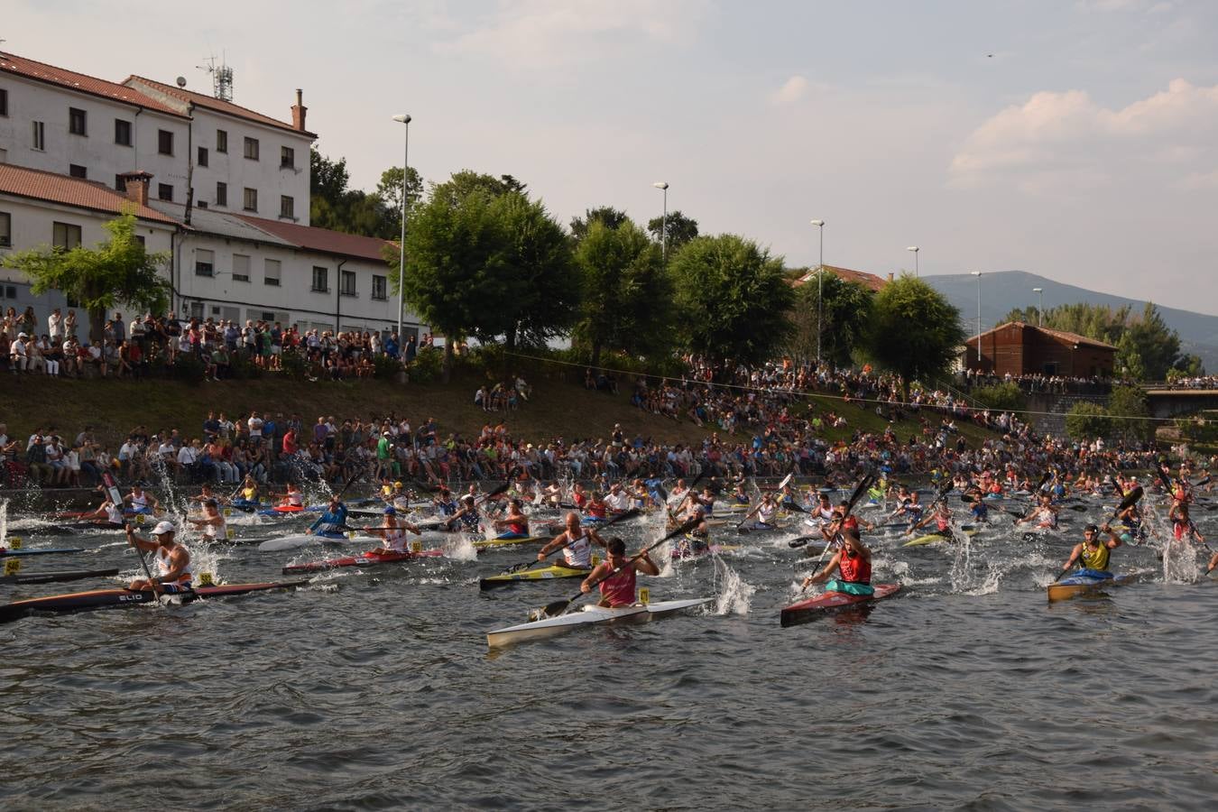 La competición contó con la participación de 320 palistas y 247 embarcaciones