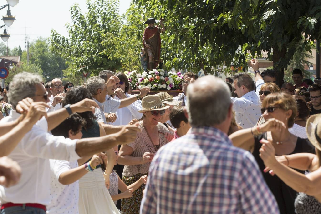 Procesión de San Roque en Viana de Cega