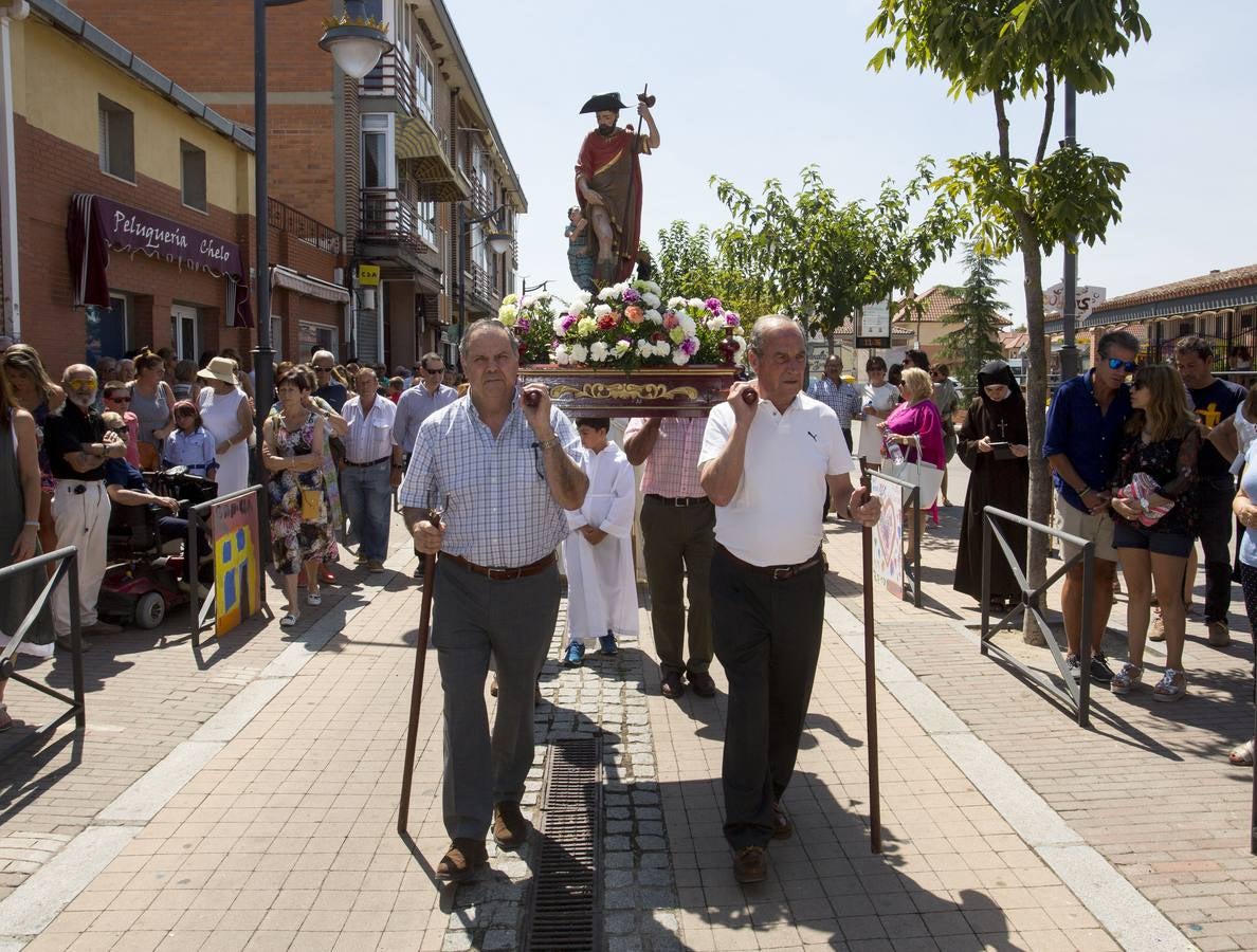 Procesión de San Roque en Viana de Cega