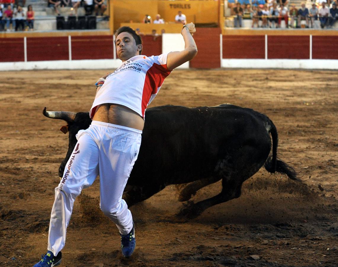 El campeón de España, Eusebio Sacristán, cautiva a público y jurado con saltos que rozan la perfección