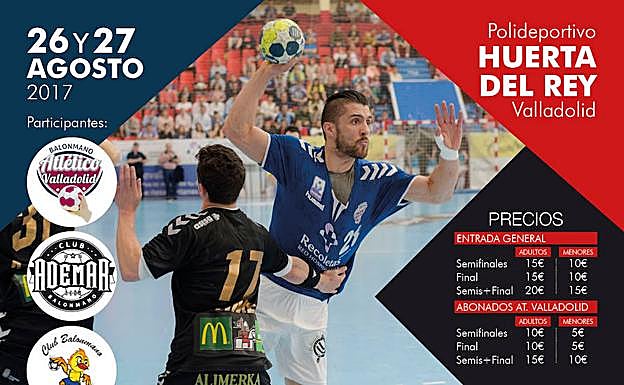 Cartel de la Copa de Castilla y León de balonmano 2017. 