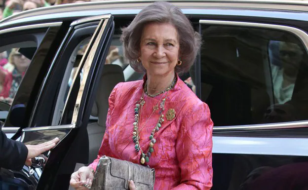 La Reina Sofía acude a la Misa de Pascua en Mallorca. Bekia
