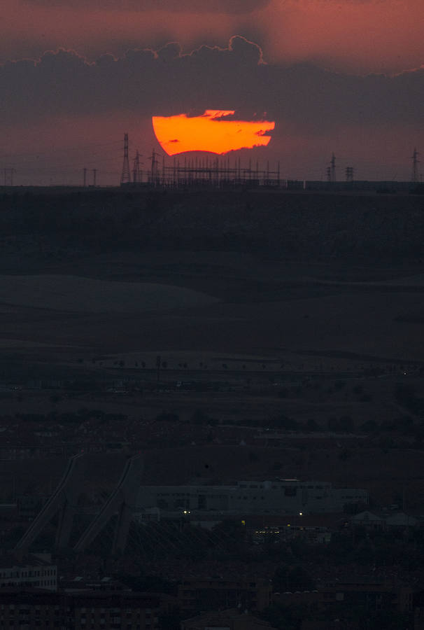 Eclipse parcial de sol en Valladolid