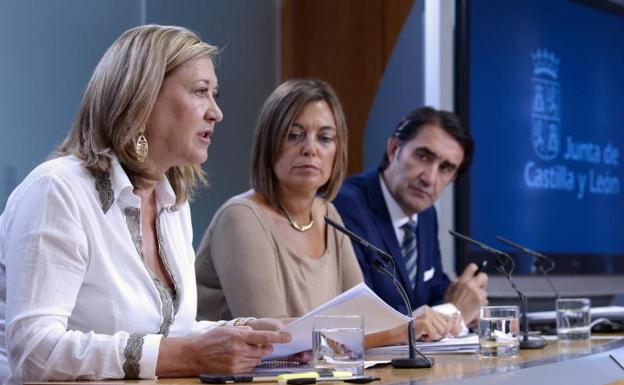 Pilar del Olmo, Milagros Marcos y Juan Carlos Suárez-Quiñones. 