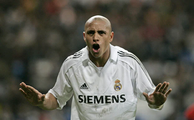 Roberto Carlos, en su etapa como jugador del Real Madrid. 