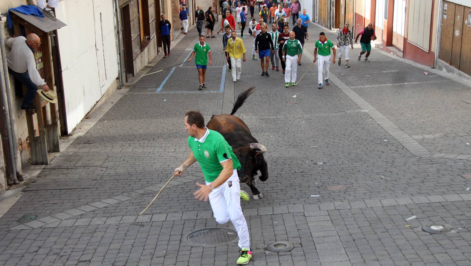 Complicado y tenso encierro en Cuéllar