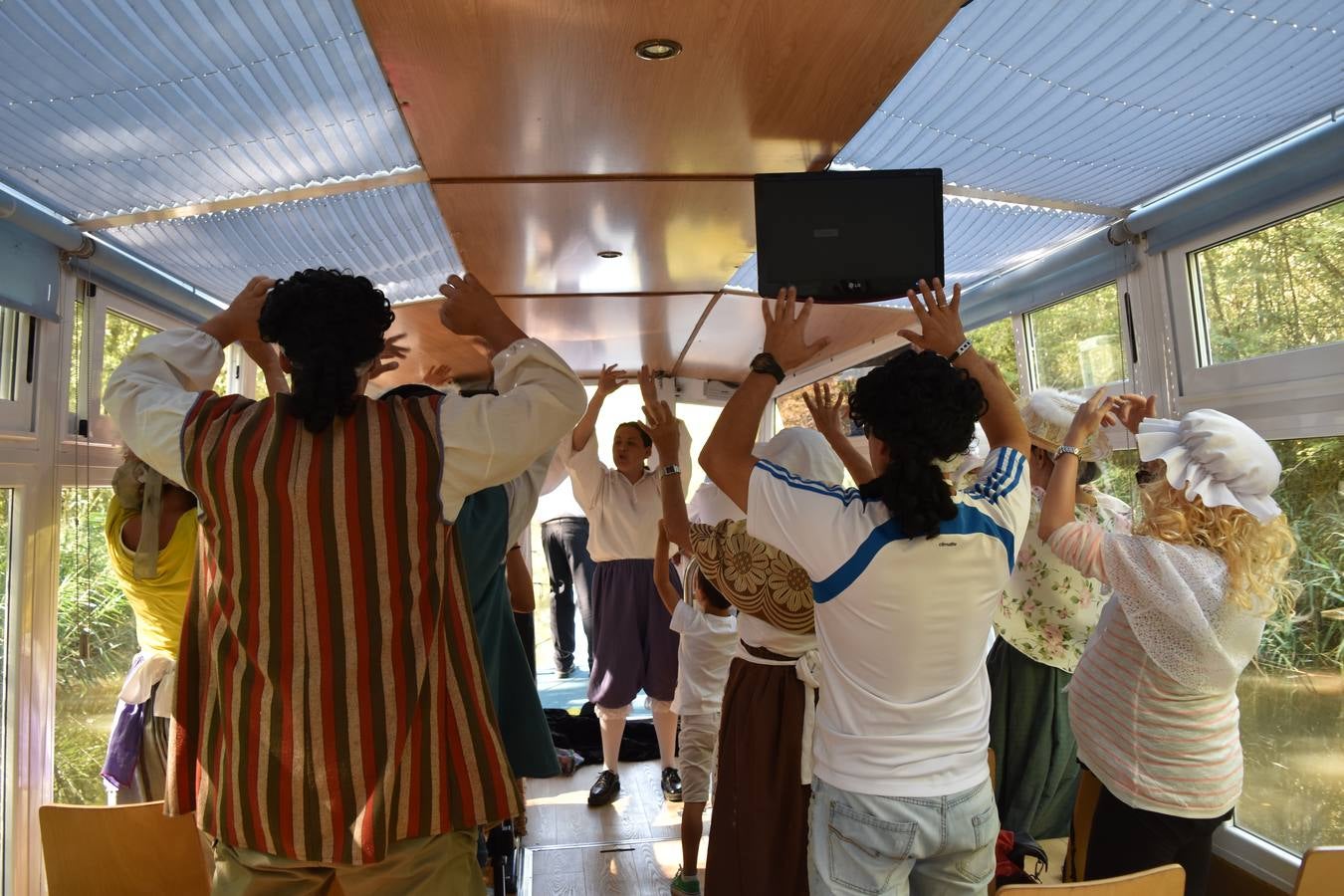 La propuesta se ha tenido que limitar al barco Marqués de la Ensenada, de Herrera de Pisuerga, debido al escaso caudal en Villaumbrales