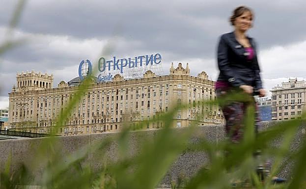 Una de las sedes del banco Otkritie. 