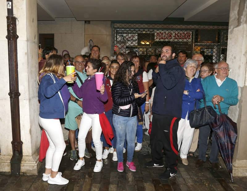 La lluvia obliga a posponer el pregón para mañana 