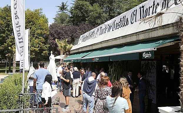 Caseta de El Norte de Castilla en las Huertas del Obispo.