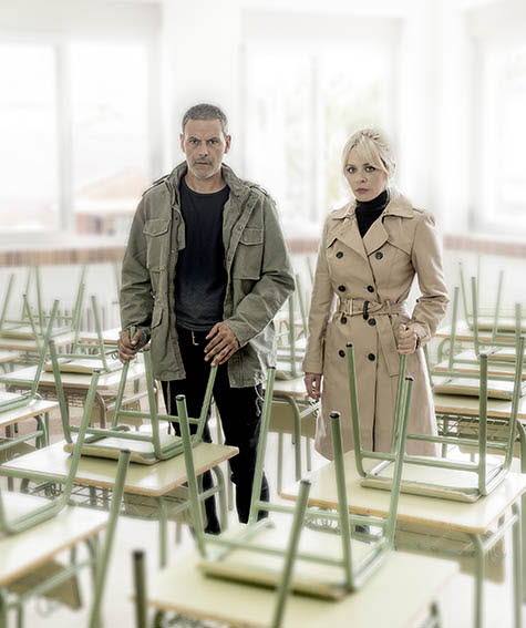 10.11.16 Roberto Enríquez y María Adánez, protagonistas de la obra 'El pequeño Poni' dirigida por Luis Luque.