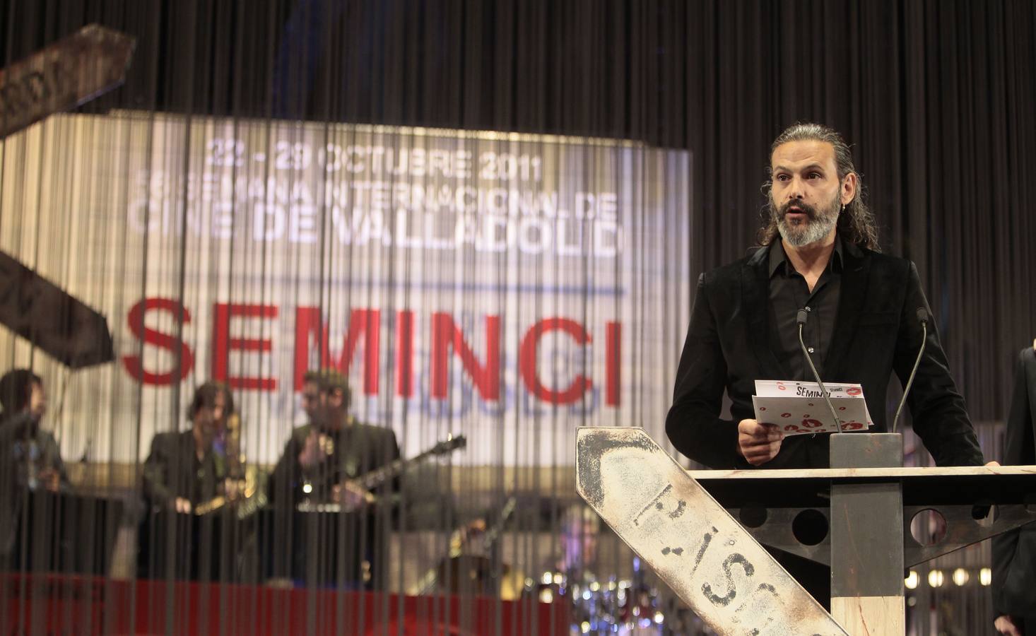 22.10.11 En la gala inaugural de la Seminci 2011.