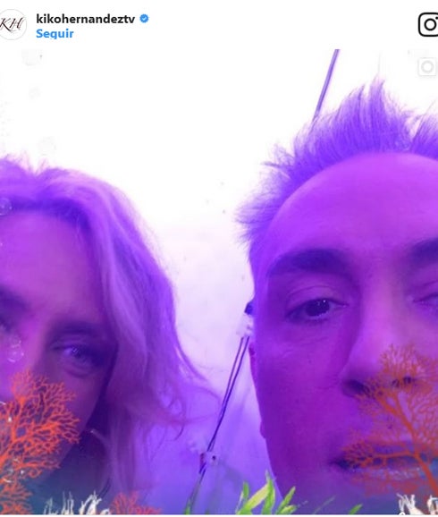 Lydia y Kiko se lo pasan en grande en las pausas de 'Sálvame'. 