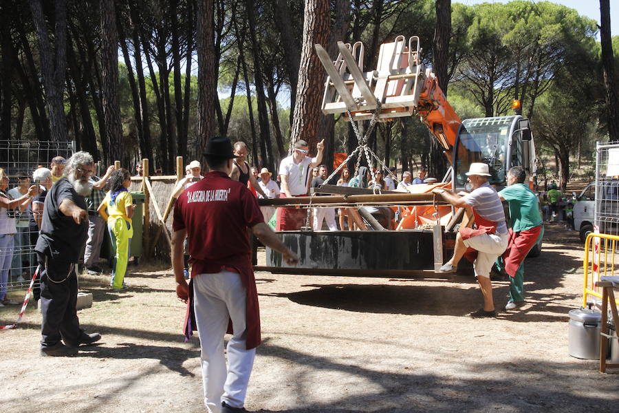 Día de las Peñas en laguna de Duero