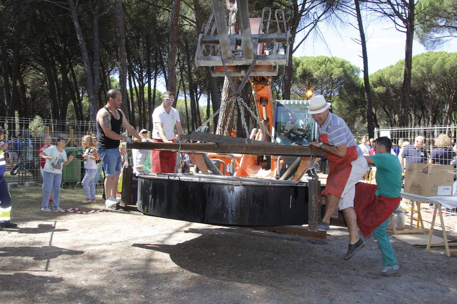 Día de las Peñas en laguna de Duero