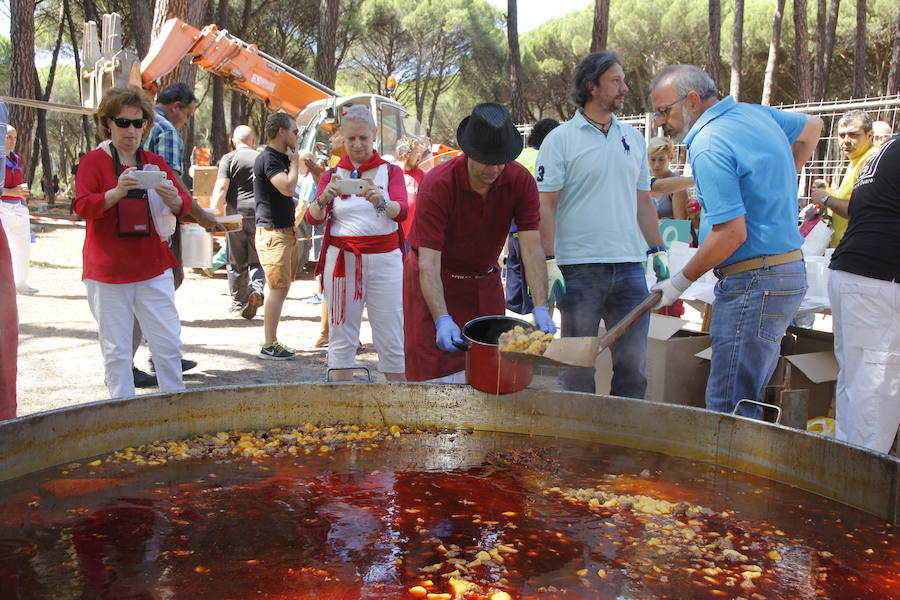 Día de las Peñas en laguna de Duero