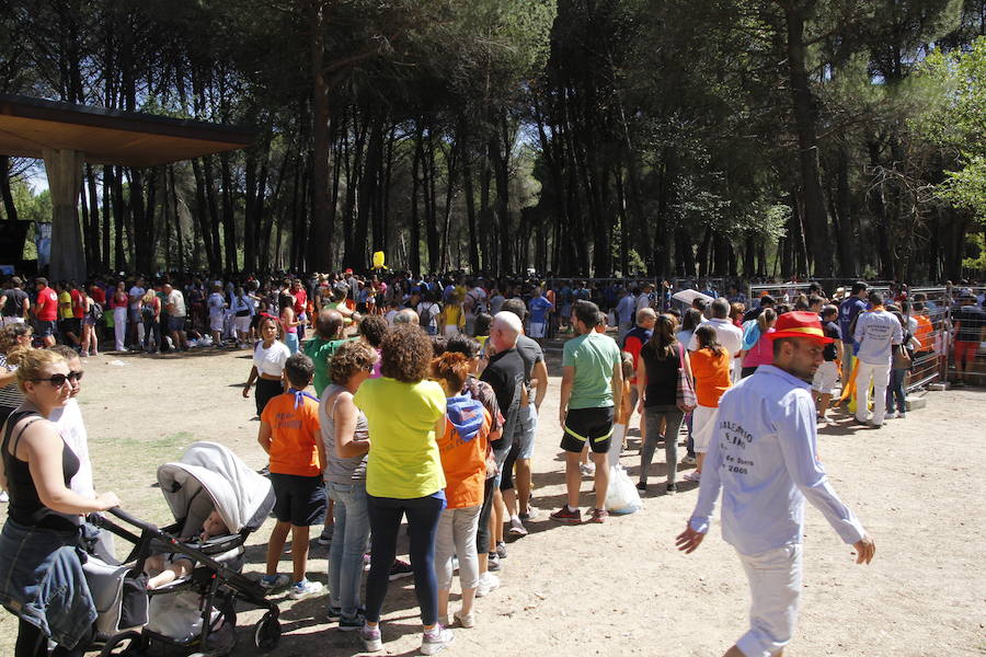 Día de las Peñas en laguna de Duero
