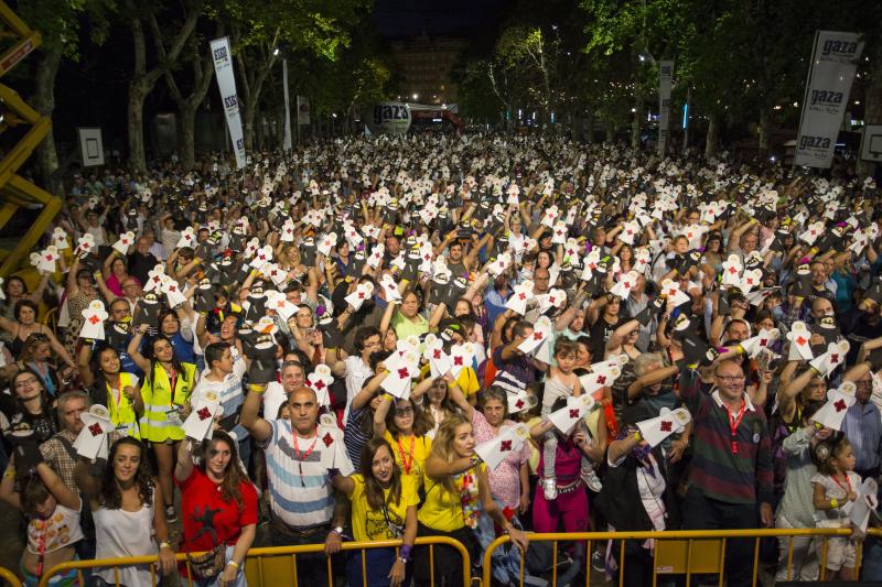 Las peñas de Valladolid consiguen el récord de marionetas de mano