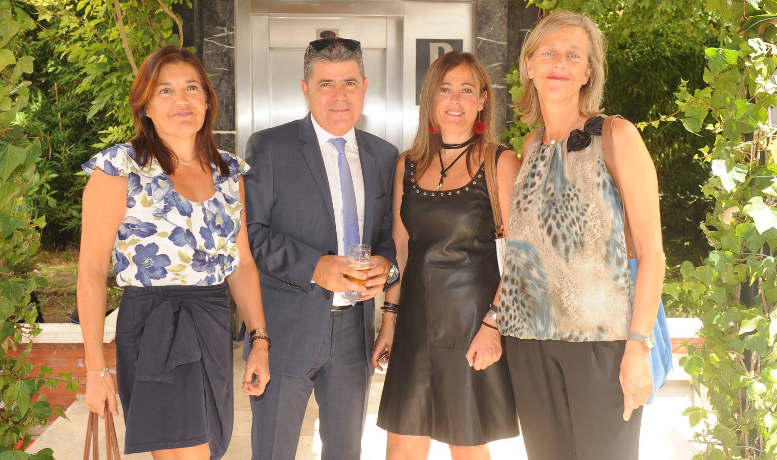 Enma Rodríguez, Javier Izquierdo (El Corte Inglés), Laura Cuevas y Mar Fernández, de la Universidad de Valladolid.