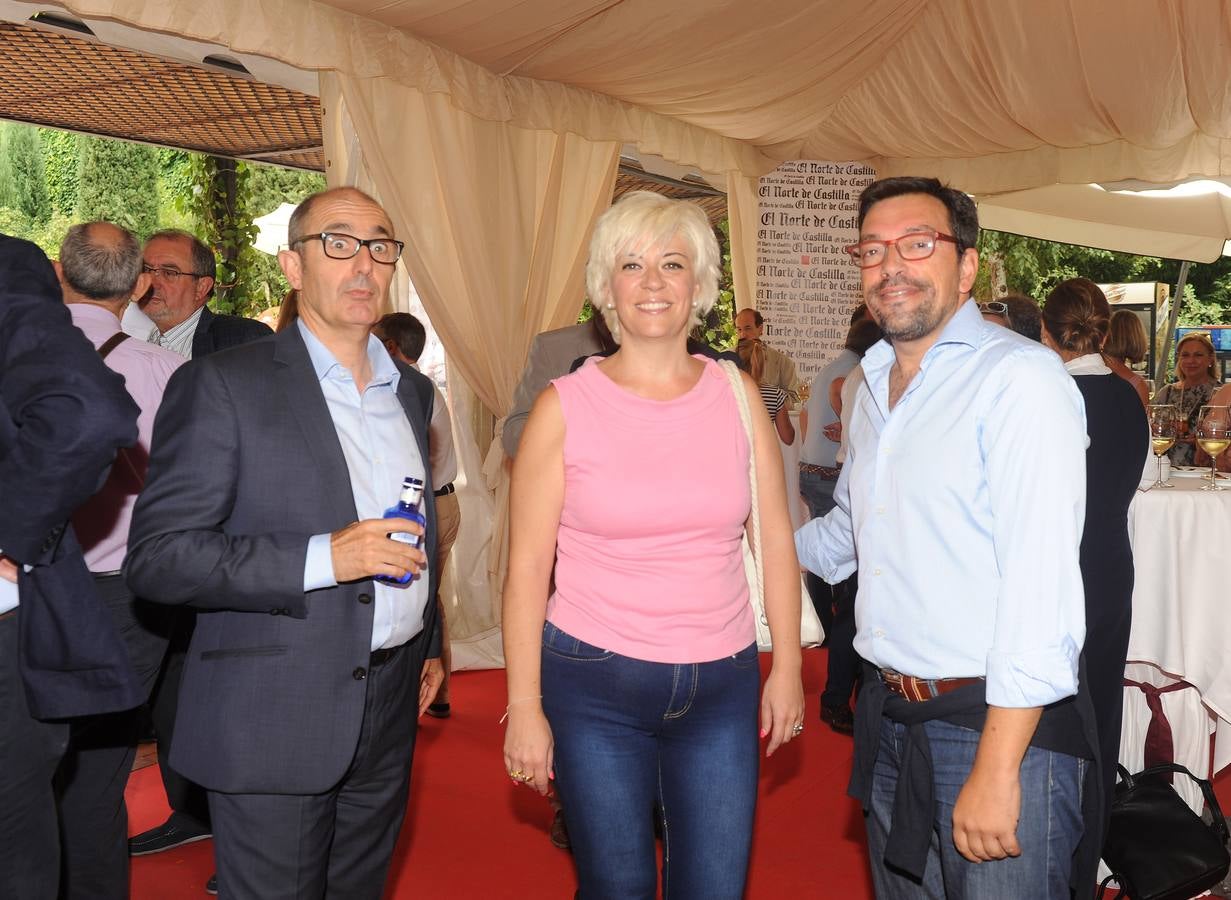 Pedro Pisonero, de Iberaval; Angélica Ferrándiz (Calzados Sandó) y Prudencio Herrero (APD).