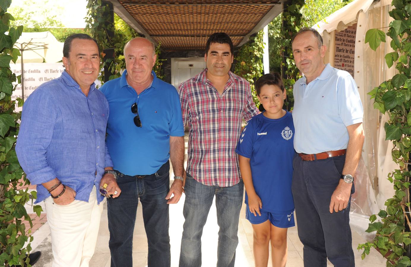 Javier Hernández (Catering Gaonera), Santiago García, Mario Vicente, Marcos Núñez y Jesús Núñez.