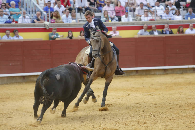 Corrida de rejones en Palencia