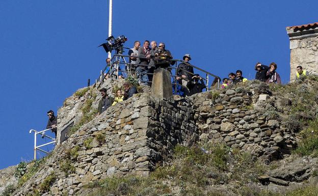Rodaje de ‘Juego de tronos’, el año pasado en Bermeo (Vizcaya).