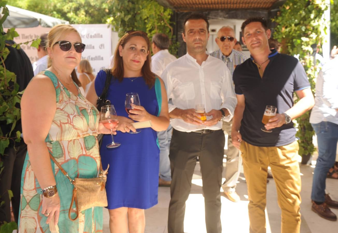 María Teresa Gallegos, Carmen Alonso, Lorenzo Gallegos y Antonio Martínez, de Mecanizados y Soldaduras Ansama.