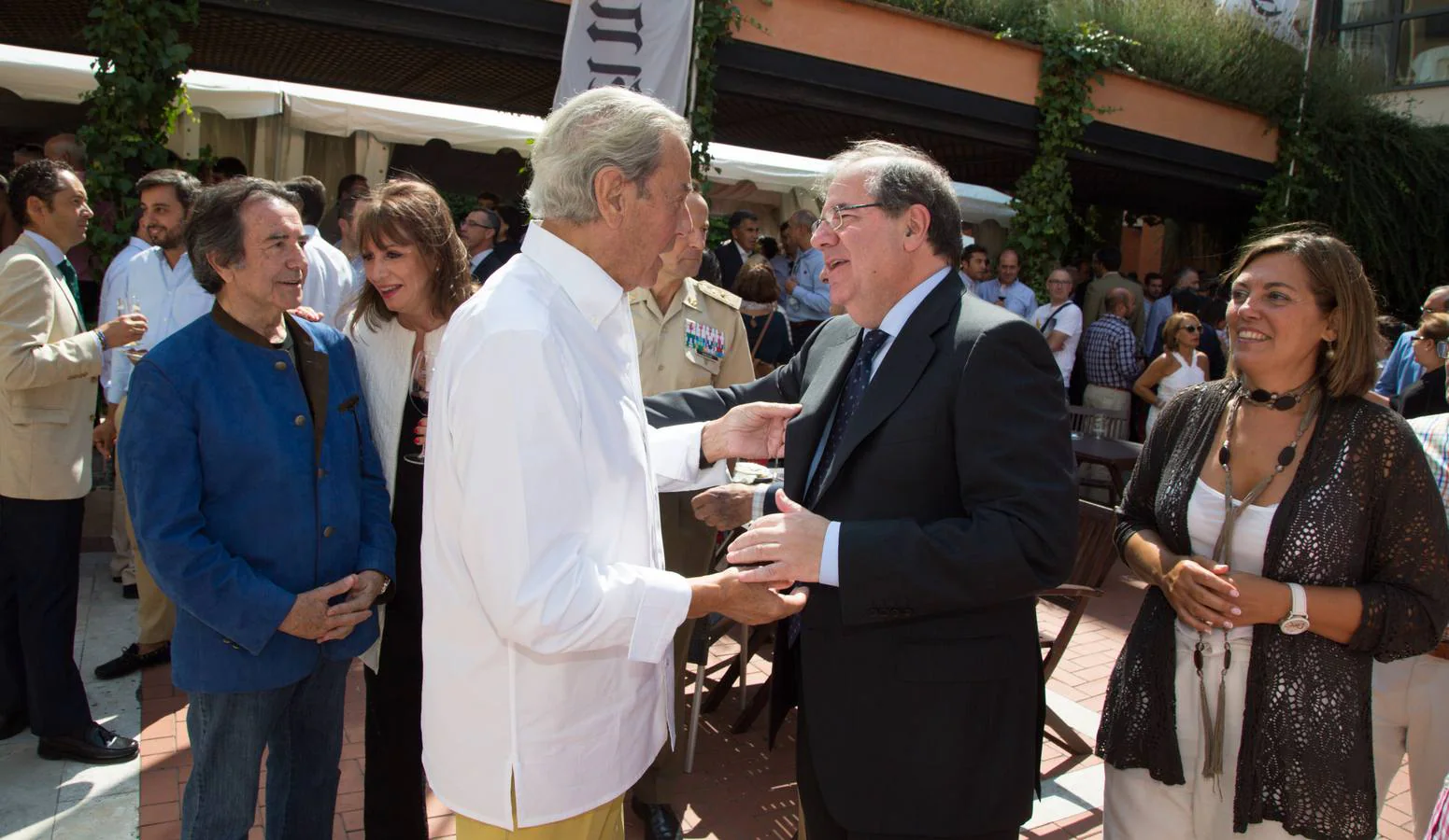 Arturo Fernández con Juan Vicente Herrera