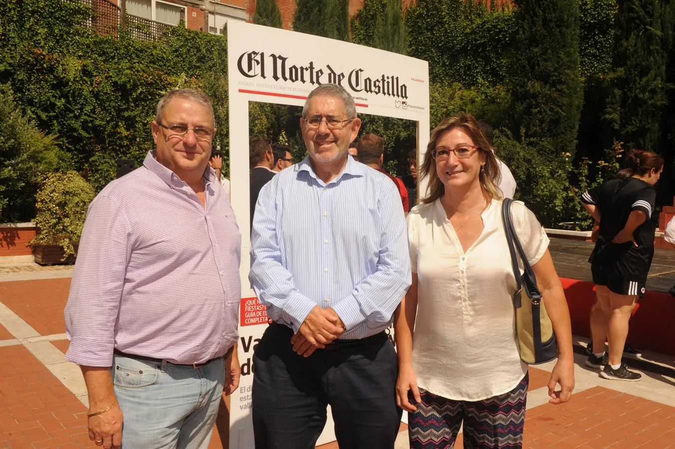 De la Federación de Atletismo nos visitaron su presidente, Gerardo García, Félix de la Fuente y Carmen Martín.
