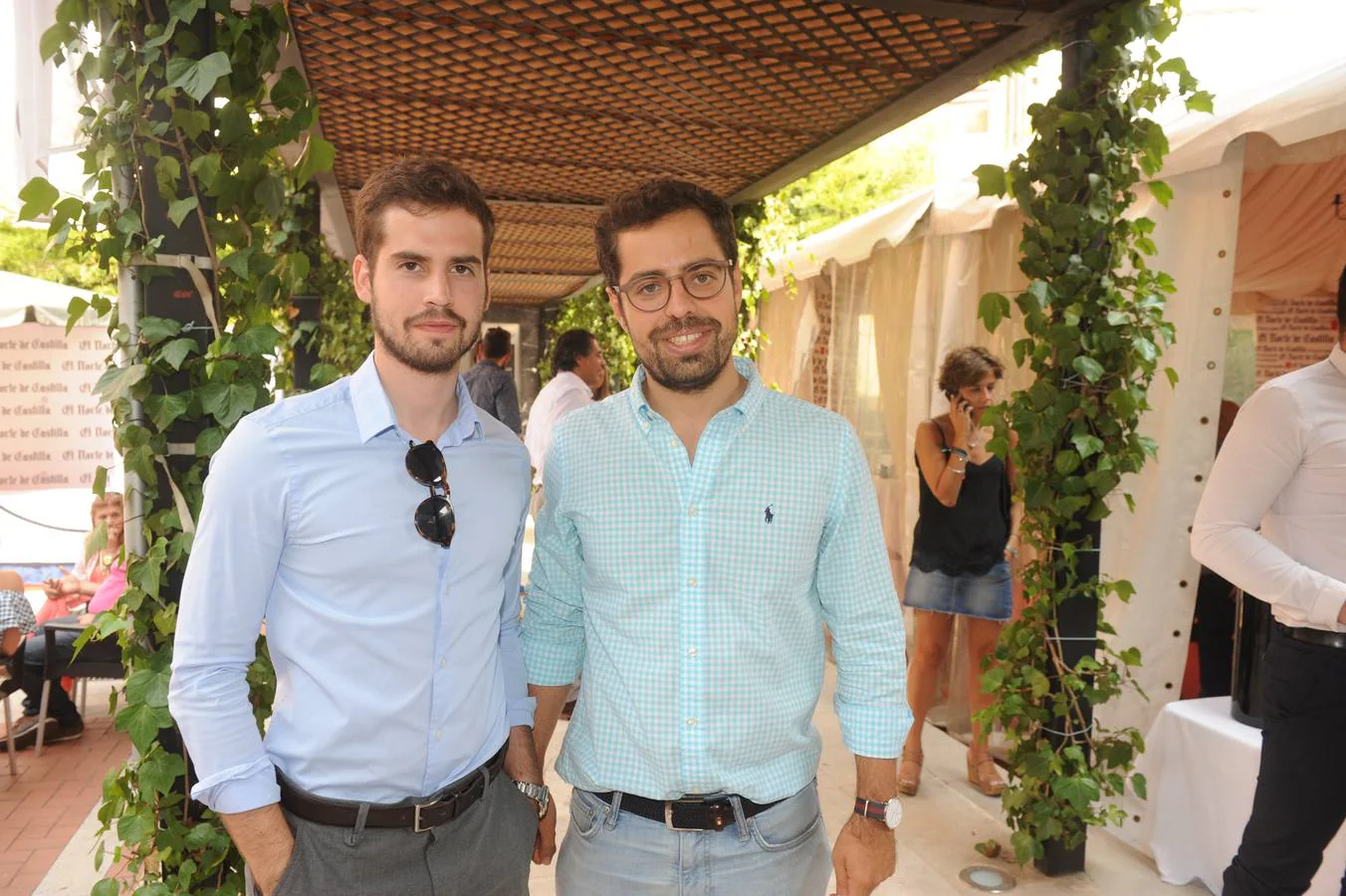 Los presidentes provincial y regional de Nuevas Generaciones del PP, Rodrigo Nieto y Eduardo Carazo.