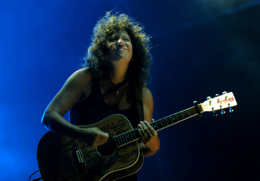 Concierto de Rosana en la Plaza Mayor de Valladolid