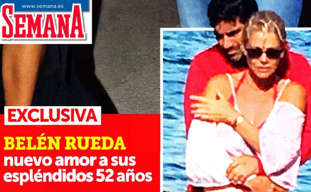 Belén y su novio misterioso en la portada de 'Semana'. 
